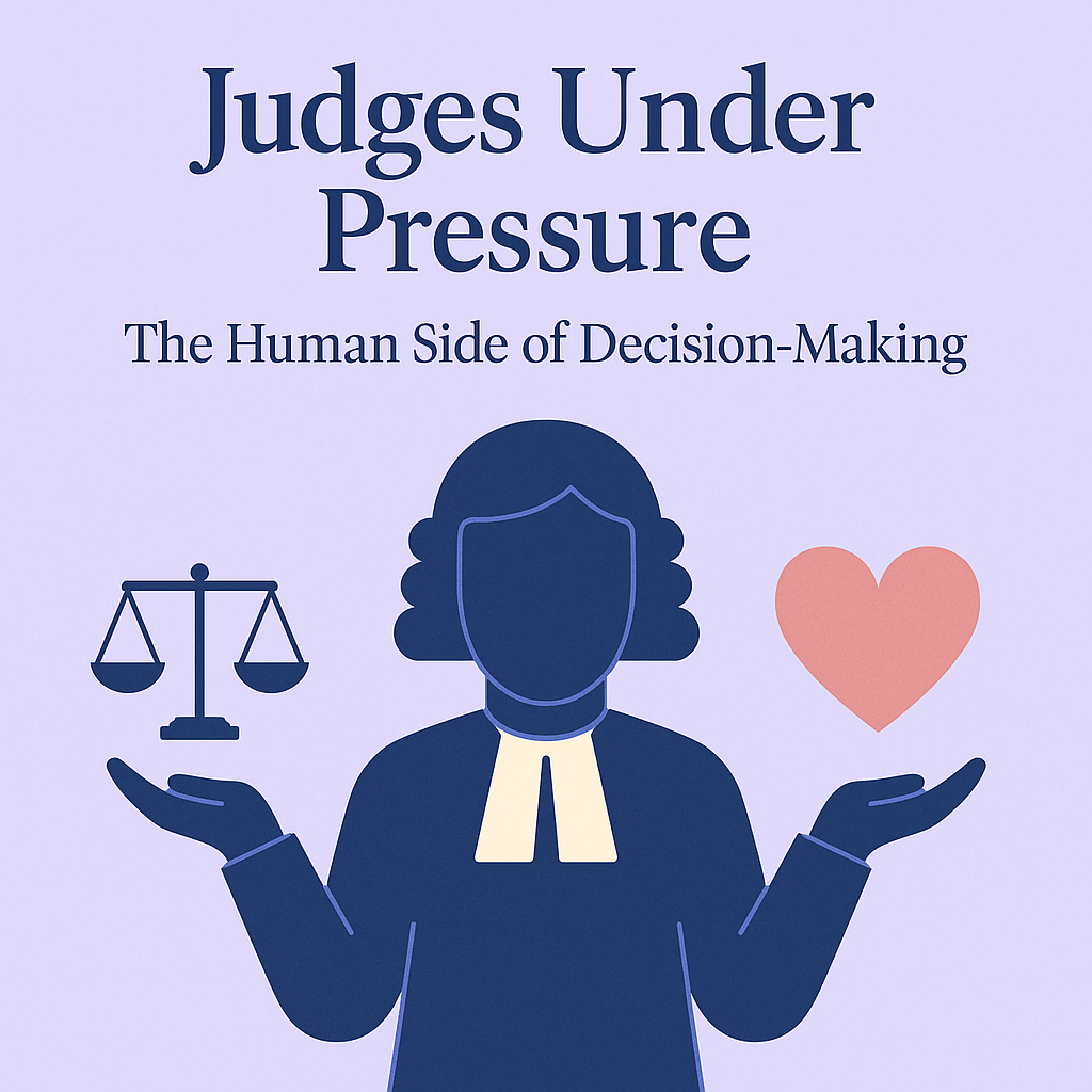 “Judges Under Pressure: The Human Side of Decision-Making”