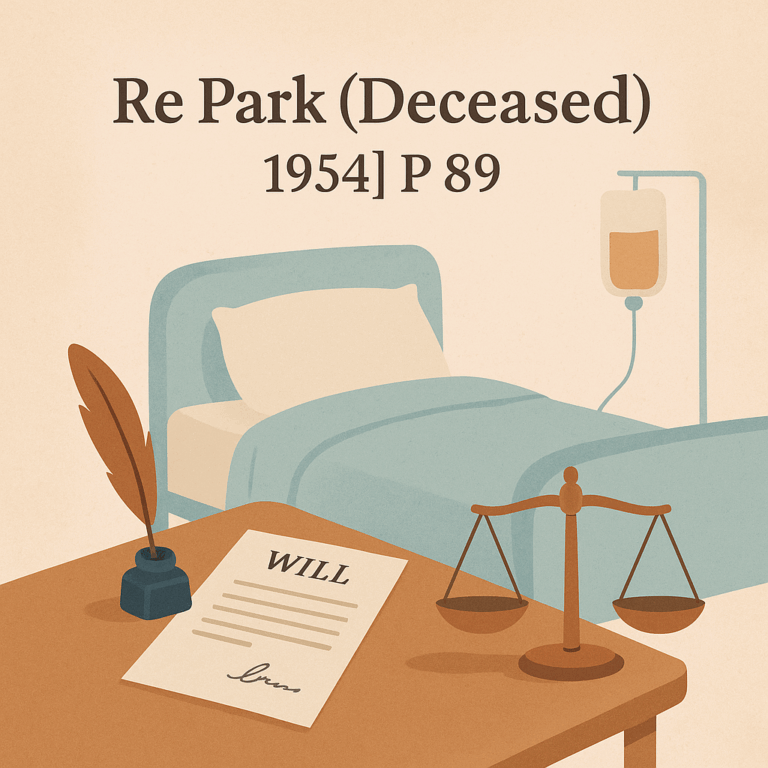 Re Park (Deceased) {1954}